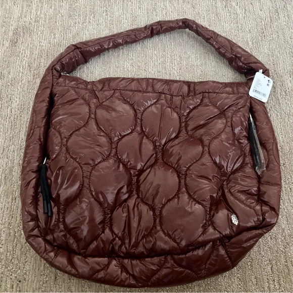 Free People FP Movement Surplus Shine Carryall in Nutshell NWT - Picture 5 of 7